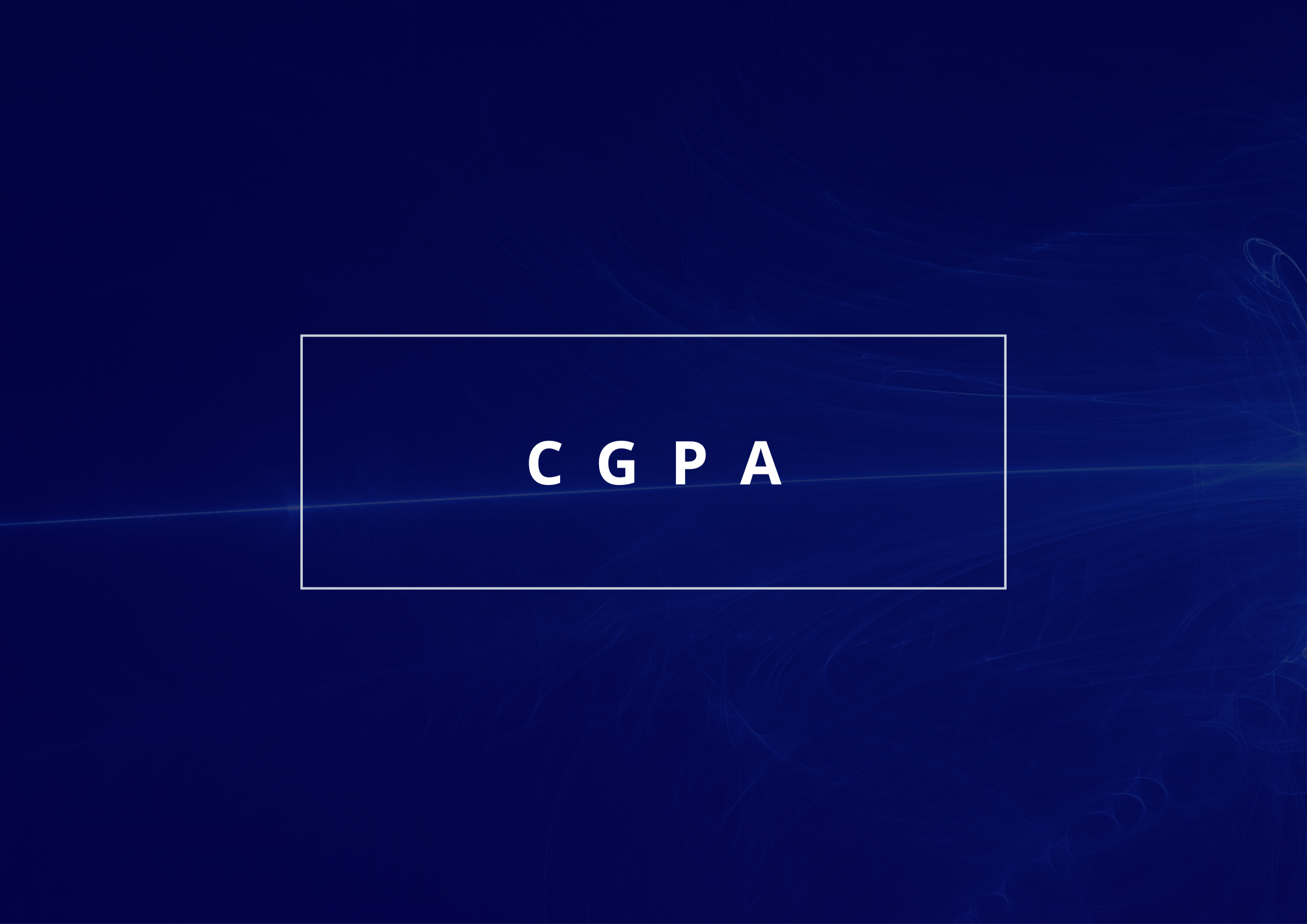 CGPA Calculator